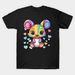 Rainbow of Love Baby Kangaroo T-Shirt